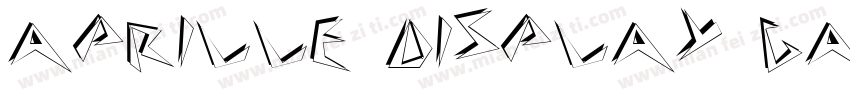 Aprille Display Caps SSi Regular字体转换